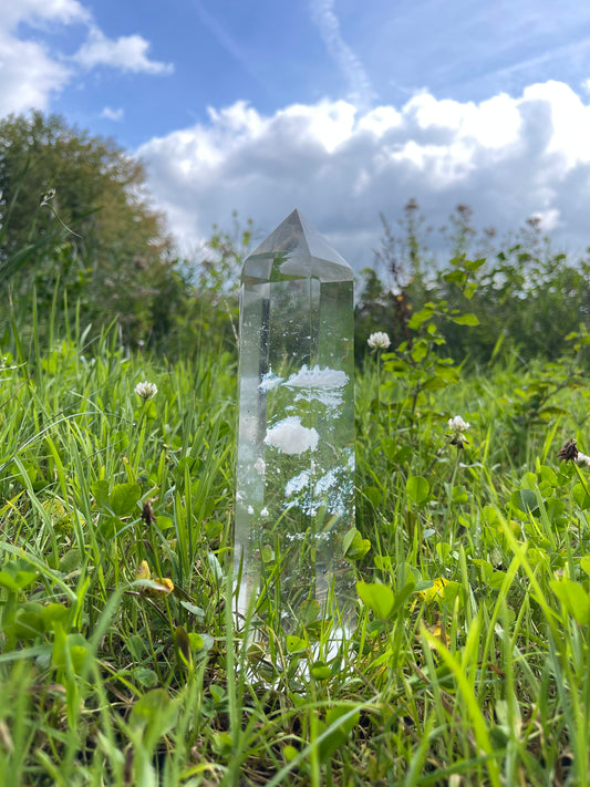 Clear Quartz Obelisk Large